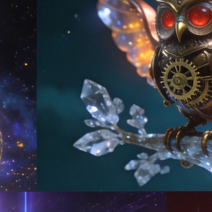 Bronze Owl -- Crimson Watcher