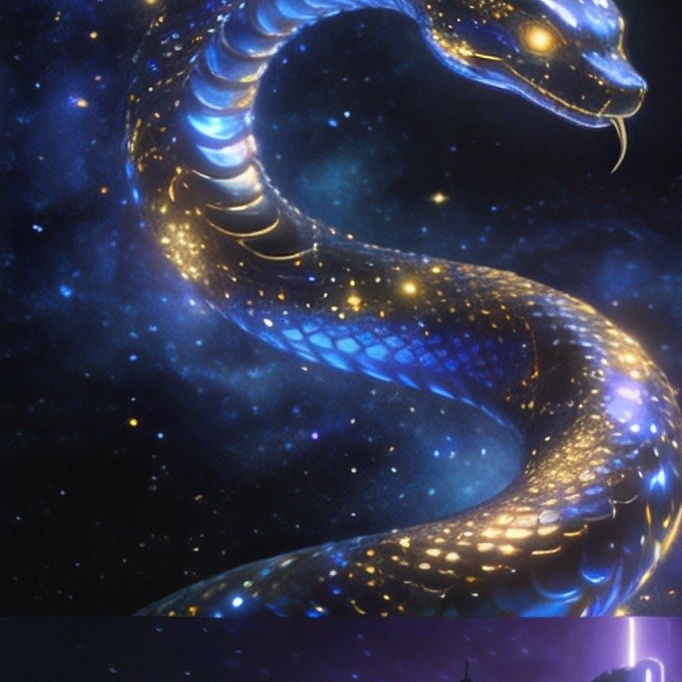 Cosmic Serpent -- Stardust Ascension